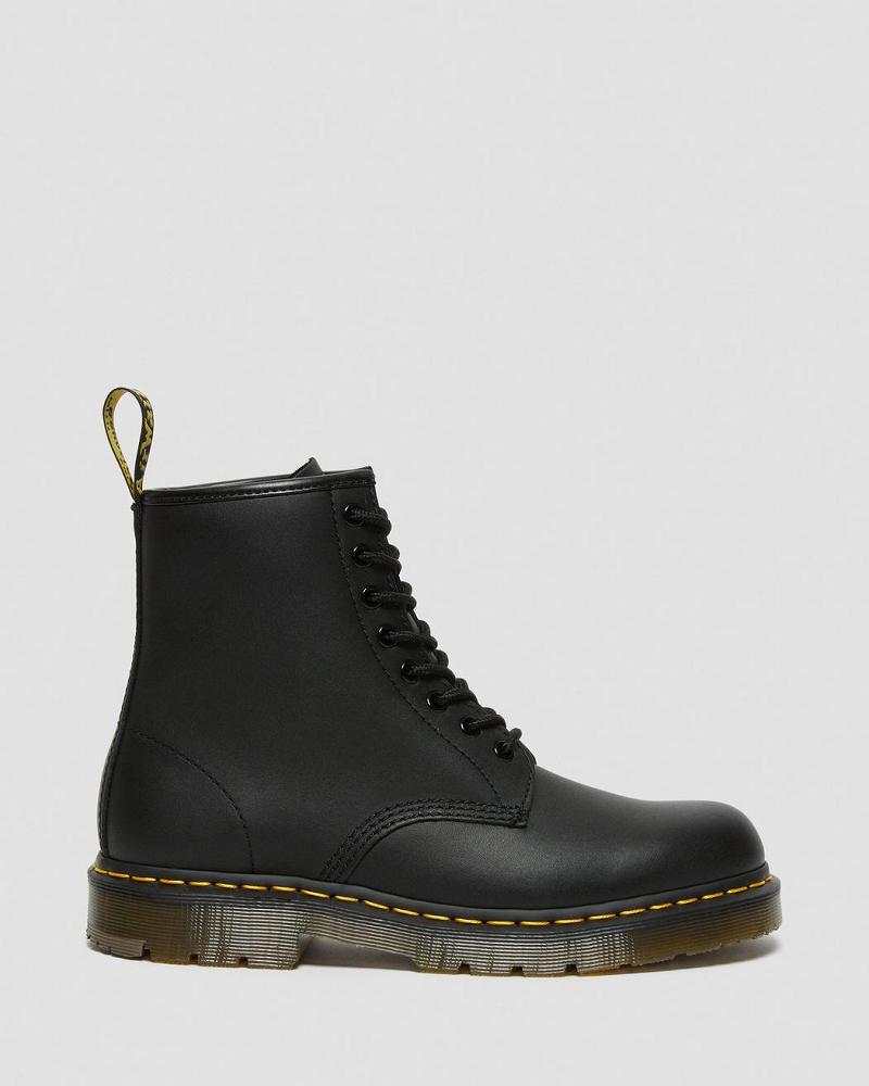 Dr Martens 1460 Slip Resistant Læder Snørestøvler Herre Sort | DK 531WNB